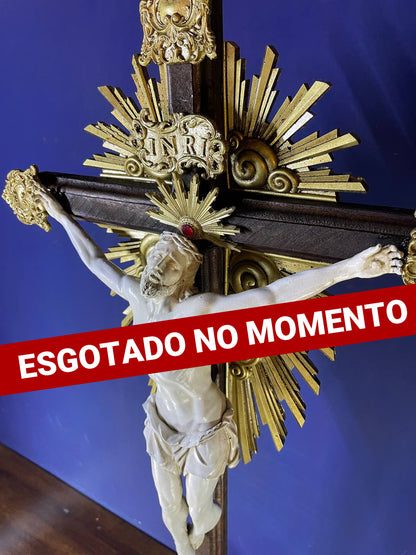 Crucifixo Leão XIII Ornado